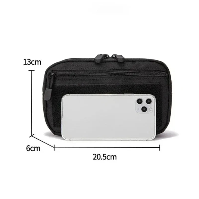 Tactical 1000D Laser Cut Molle Pouche Compact Water-Resistant Utility Admin Bag for Backpack Vest Duty Belt Hunting Accessory