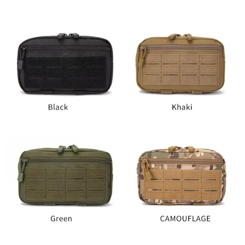 Tactical 1000D Laser Cut Molle Pouche Compact Water-Resistant Utility Admin Bag for Backpack Vest Duty Belt Hunting Accessory