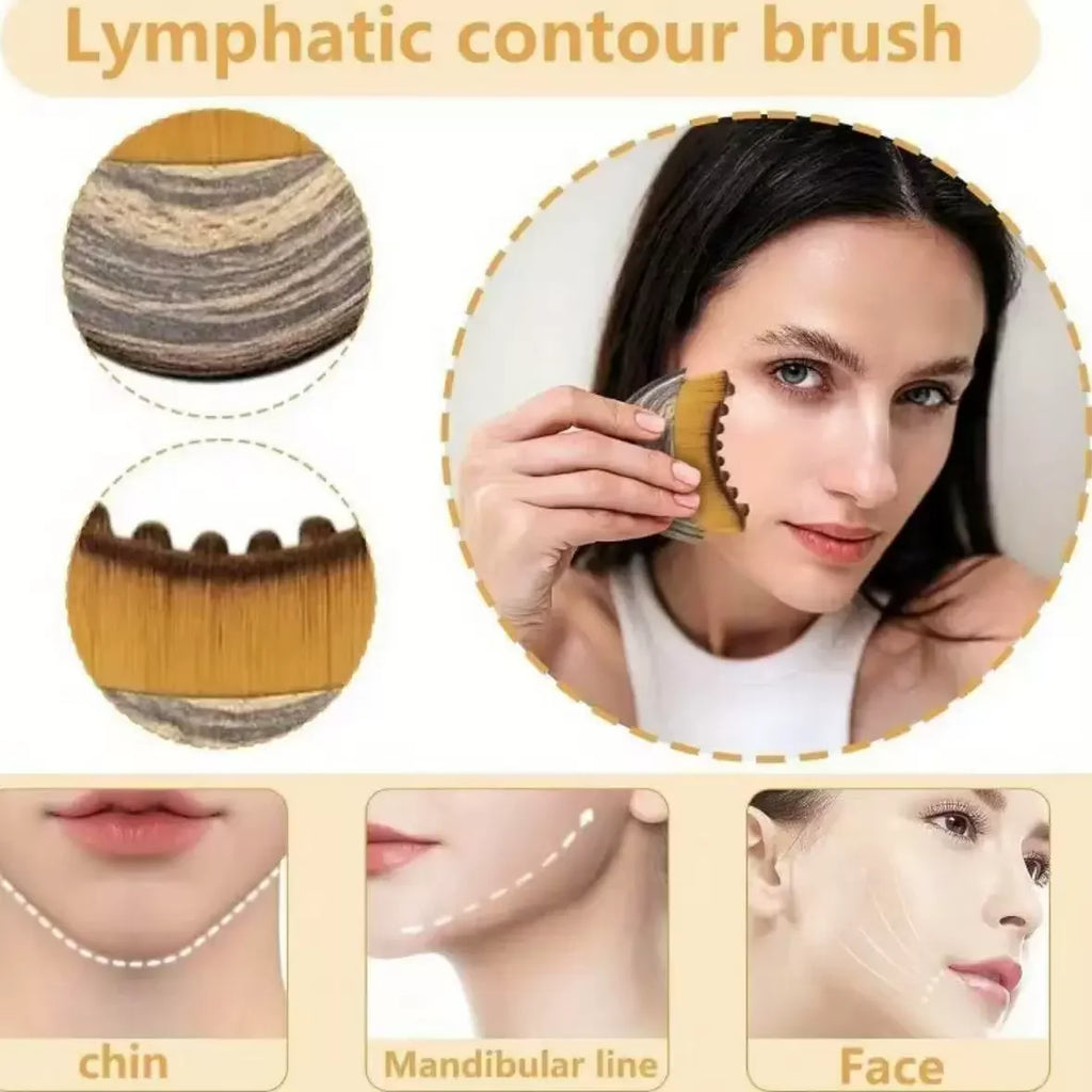 New Contour Face Brush Eye and Neck Care Massage Tool #303